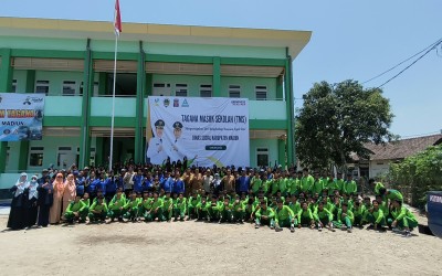 Tanamkan Budaya Siaga Sejak Dini, TAGANA Masuk Sekolah Sambangi MTsN 12 Madiun