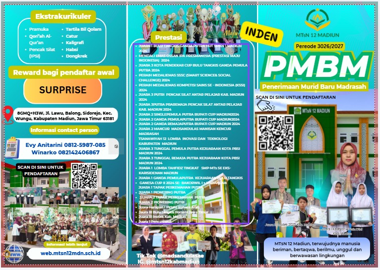 PMBM (Penerimaan Murid Baru Madrasah)